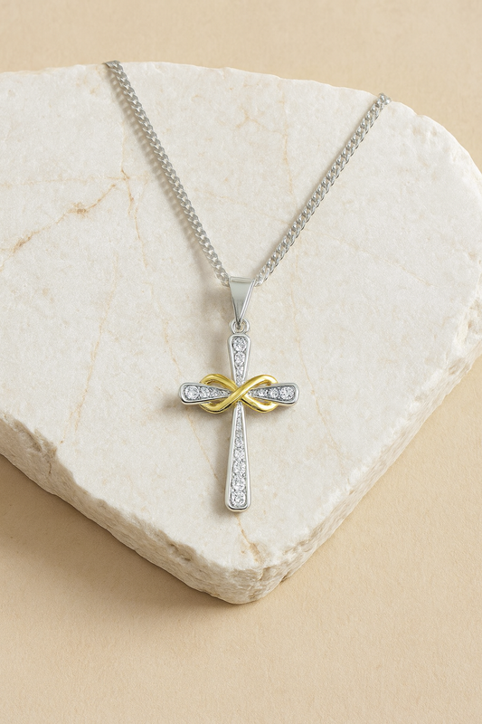 Infinity Cross Necklace