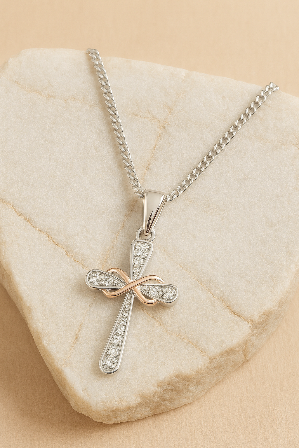 Infinity Cross Necklace