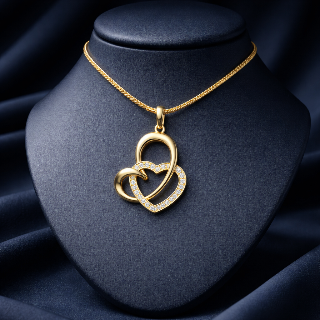 Cross Heart Necklace