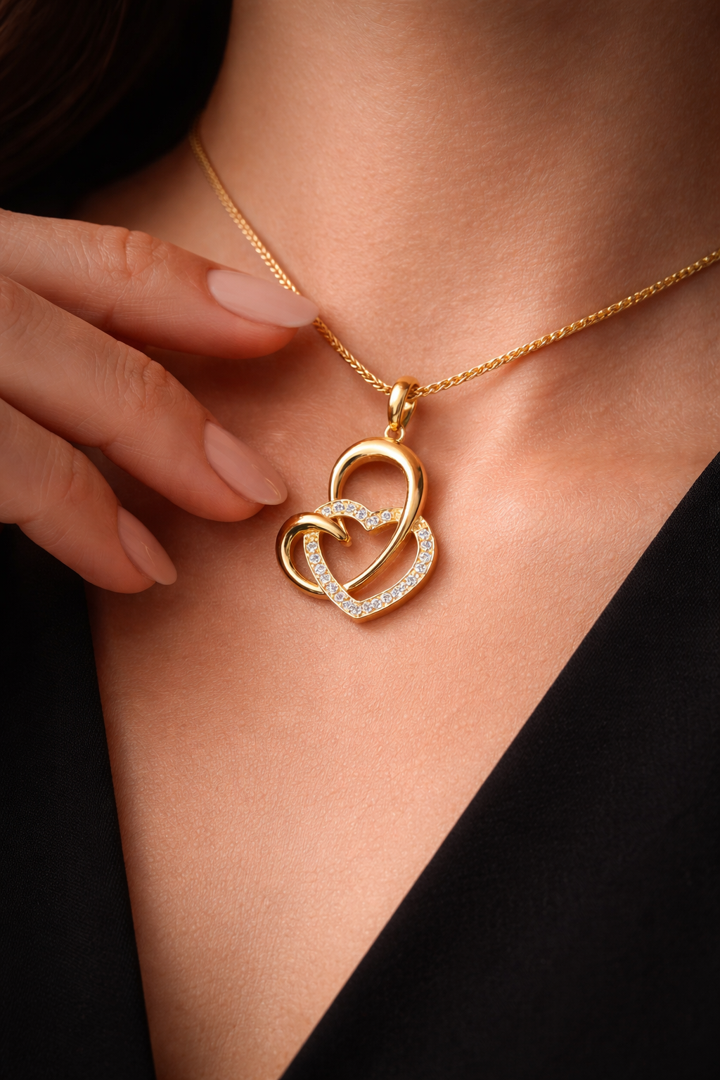 Cross Heart Necklace 1