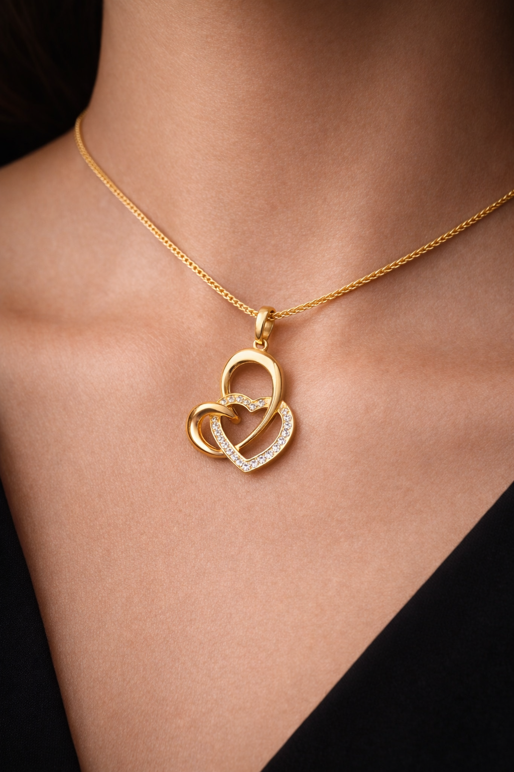 Cross Heart Necklace 2
