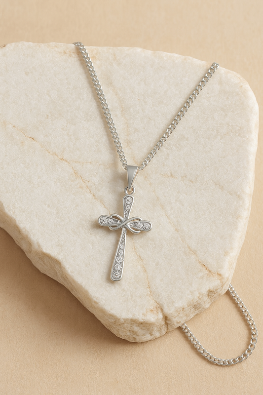 Infinity Cross Necklace