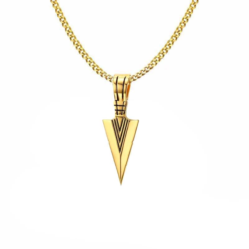 Arrowhead Kunai Primal Tribal Spear Necklaces