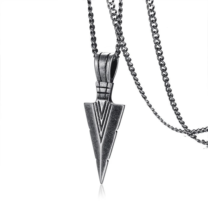 Arrowhead Kunai Primal Tribal Spear Necklaces