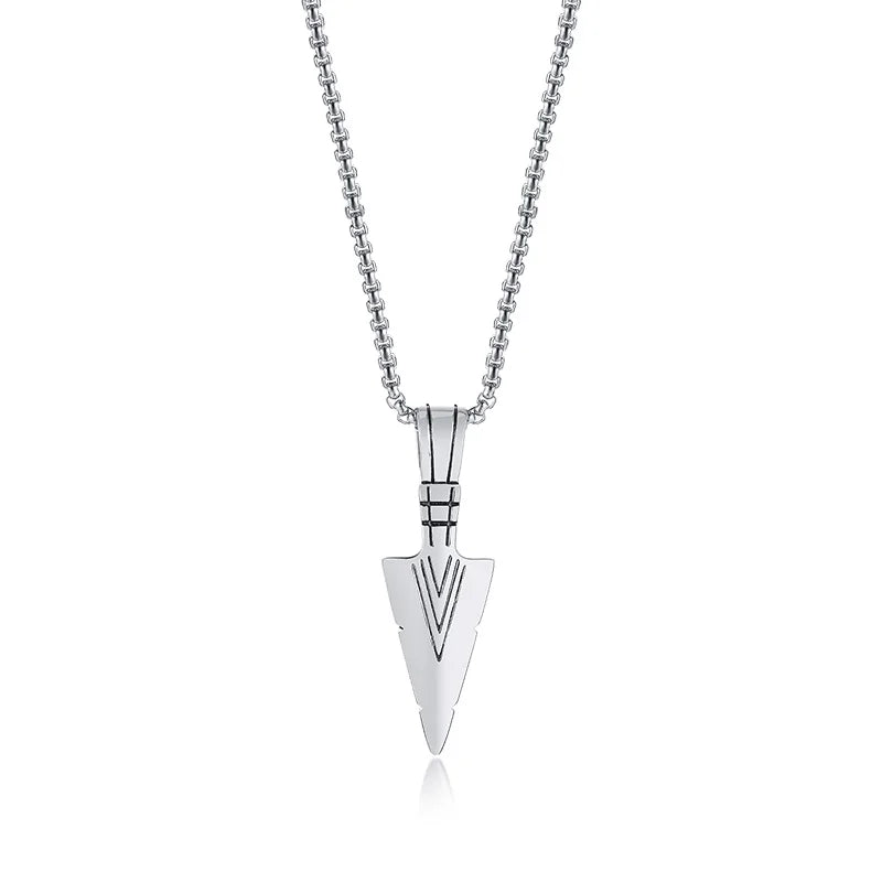 Arrowhead Kunai Primal Tribal Spear Necklaces