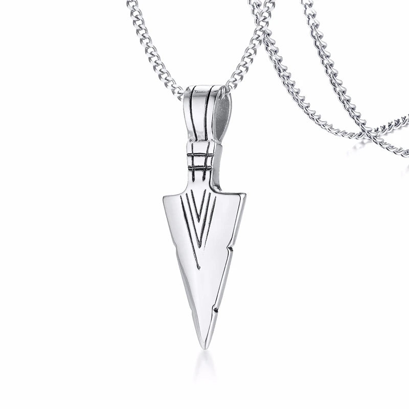 Arrowhead Kunai Primal Tribal Spear Necklaces