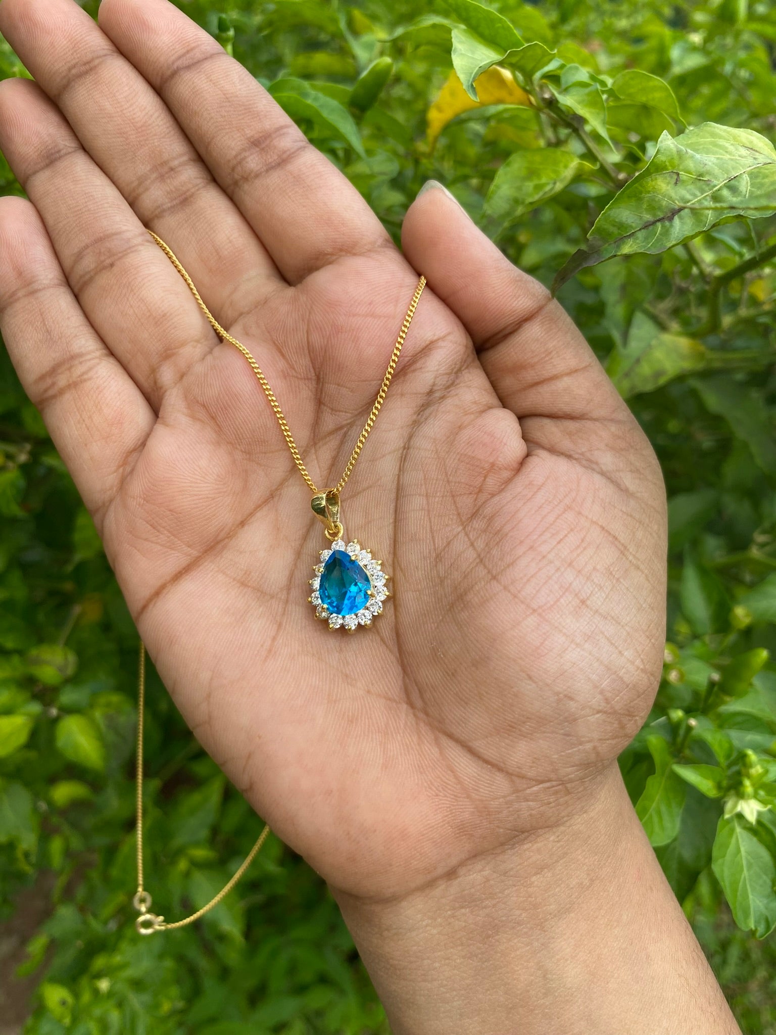 "Tear Drop" Necklace by Cheapest Bae